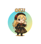 ゴシック少女の日常スタンプ（個別スタンプ：20）