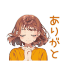 めんどくさ女子の秋ダウナー（個別スタンプ：3）
