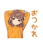 めんどくさ女子の秋ダウナー（個別スタンプ：25）