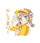 ウェイトレスの丁寧予約＆ご案内★（個別スタンプ：17）