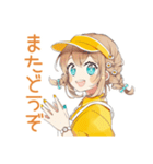 ウェイトレスの丁寧予約＆ご案内★（個別スタンプ：40）