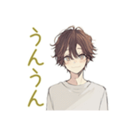 ゆるシャツ男子★定番あいさつ（個別スタンプ：28）
