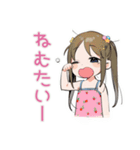 女児の秋♡ふんわりガール（個別スタンプ：13）