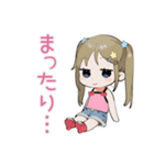 女児の秋♡ふんわりガール（個別スタンプ：16）