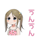 女児の秋♡ふんわりガール（個別スタンプ：23）