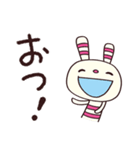 おちゃめな返事☆ヨコシマうさぎ（個別スタンプ：21）