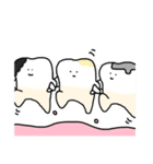 ゆるい歯たちの日常。② （英語）（個別スタンプ：8）