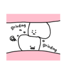 ゆるい歯たちの日常。② （英語）（個別スタンプ：10）