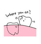 ゆるい歯たちの日常。② （英語）（個別スタンプ：12）