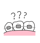 ゆるい歯たちの日常。② （英語）（個別スタンプ：22）