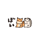 シマリスちゃんとハリーくんは超ちいさい（個別スタンプ：1）