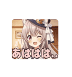 シルクハットマジシャンみなみアニメ（個別スタンプ：13）