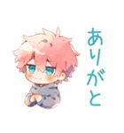 ジト目パーカーくん★集合連絡（個別スタンプ：40）
