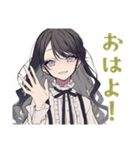 ボクっ娘リボン女子のガチ恋距離♡（個別スタンプ：2）