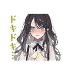 ボクっ娘リボン女子のガチ恋距離♡（個別スタンプ：5）