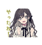 ボクっ娘リボン女子のガチ恋距離♡（個別スタンプ：7）
