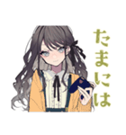 ボクっ娘リボン女子のガチ恋距離♡（個別スタンプ：36）