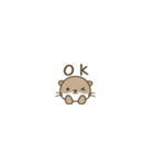 極小こつめかわうそ（個別スタンプ：3）
