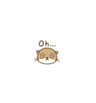極小こつめかわうそ（個別スタンプ：12）