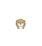 極小こつめかわうそ（個別スタンプ：17）