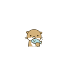 極小こつめかわうそ（個別スタンプ：24）