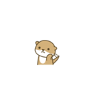極小こつめかわうそ（個別スタンプ：28）