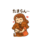 ミニチュアダックスフンドとの日常スタンプ（個別スタンプ：13）