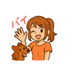 ミニチュアダックスフンドとの日常スタンプ（個別スタンプ：14）