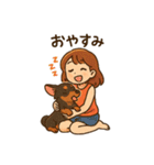 ミニチュアダックスフンドとの日常スタンプ（個別スタンプ：27）