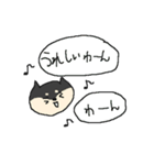 黒柴ワンワン！（個別スタンプ：21）