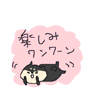 黒柴ワンワン！（個別スタンプ：22）