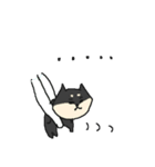 黒柴ワンワン！（個別スタンプ：38）