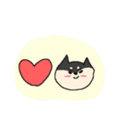 黒柴ワンワン！（個別スタンプ：39）