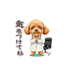 トイプーさんの「一押し」スタンプ（個別スタンプ：16）