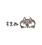 【黒柴版】柴ちん12 超小さい黒柴ちん（個別スタンプ：9）