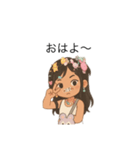 ときどきギャルな女の子（個別スタンプ：4）