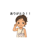 ときどきギャルな女の子（個別スタンプ：6）