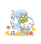 メルヘンうさぎ6(秋)（個別スタンプ：3）