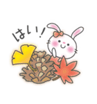 メルヘンうさぎ6(秋)（個別スタンプ：18）