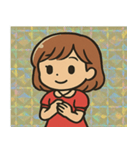 ホロかわアイドルのきらめき隊@SFW（個別スタンプ：8）