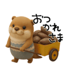 mottoのカワウソンヌ♡秋三昧♪（個別スタンプ：6）