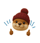 mottoのカワウソンヌ♡秋三昧♪（個別スタンプ：14）