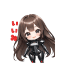 アンドロイド彼女❤（個別スタンプ：5）