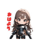 アンドロイド彼女❤（個別スタンプ：18）