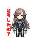 アンドロイド彼女❤（個別スタンプ：34）