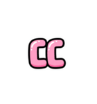 アレンジできる★ハングル PINK（個別スタンプ：16）