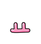 アレンジできる★ハングル PINK（個別スタンプ：25）