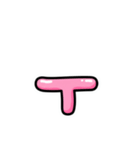 アレンジできる★ハングル PINK（個別スタンプ：26）