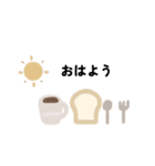 手がき しんぷる くま（個別スタンプ：2）