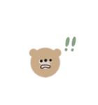 手がき しんぷる くま（個別スタンプ：11）